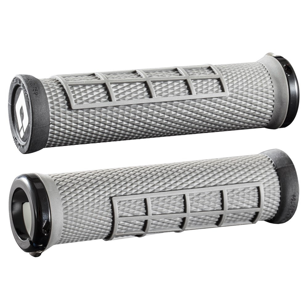 ODI Elite Flow Lock On Grips - Graphite/Black