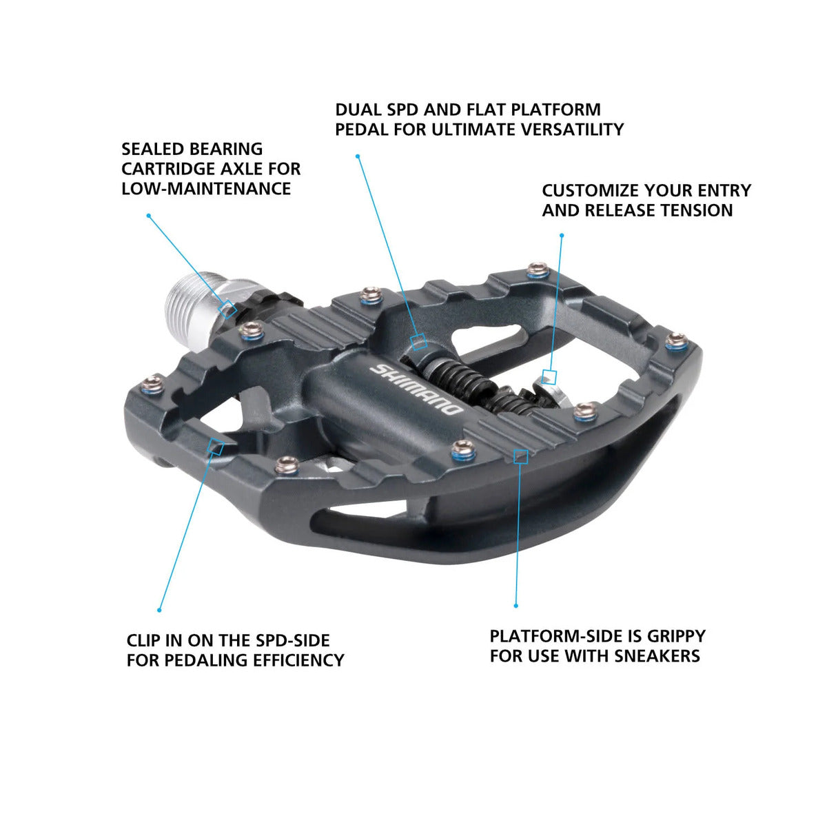 Shimano PD-EH500 Explorer SPD Pedals