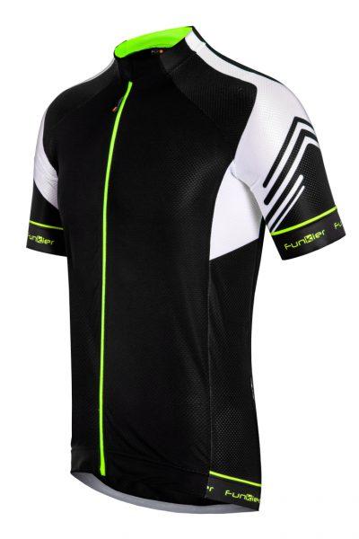 Funkier Sorrento Mens Short Sleeve Jersey - Black - Medium