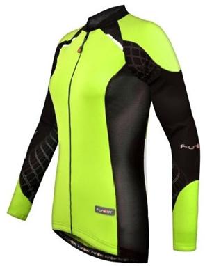 Funkier Womens Long Sleeve Jersey - Yellow - XXS