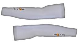 Funkier Cantu Uv Arm Protector - White - Small