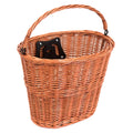 Front Tan Wicker Basket with Quick Release Clamp