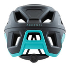 Adura Ascent+ Shield-X MTB Helmet - Matte Black/Turquoise