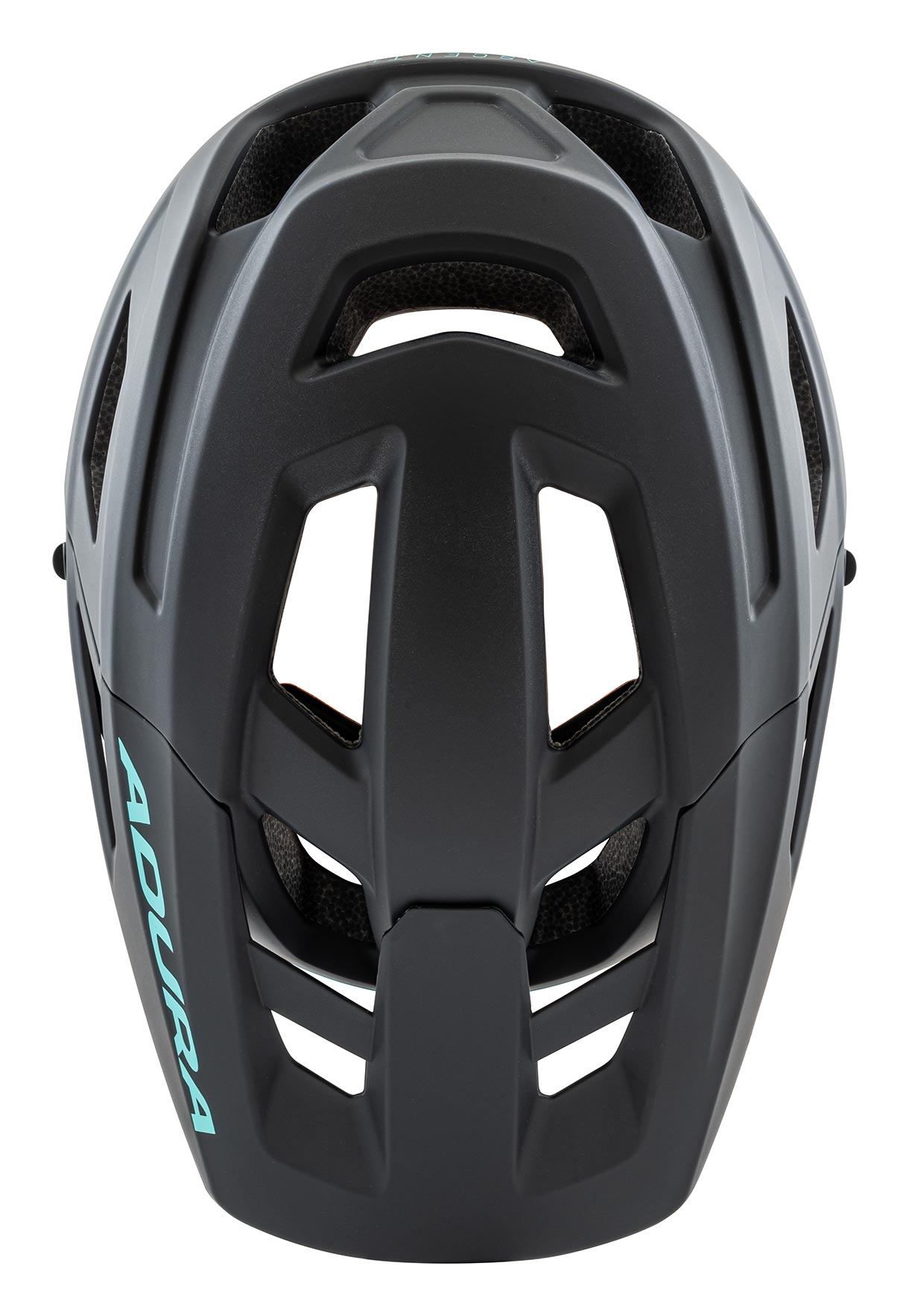 Adura Ascent+ Shield-X MTB Helmet - Matte Black/Turquoise