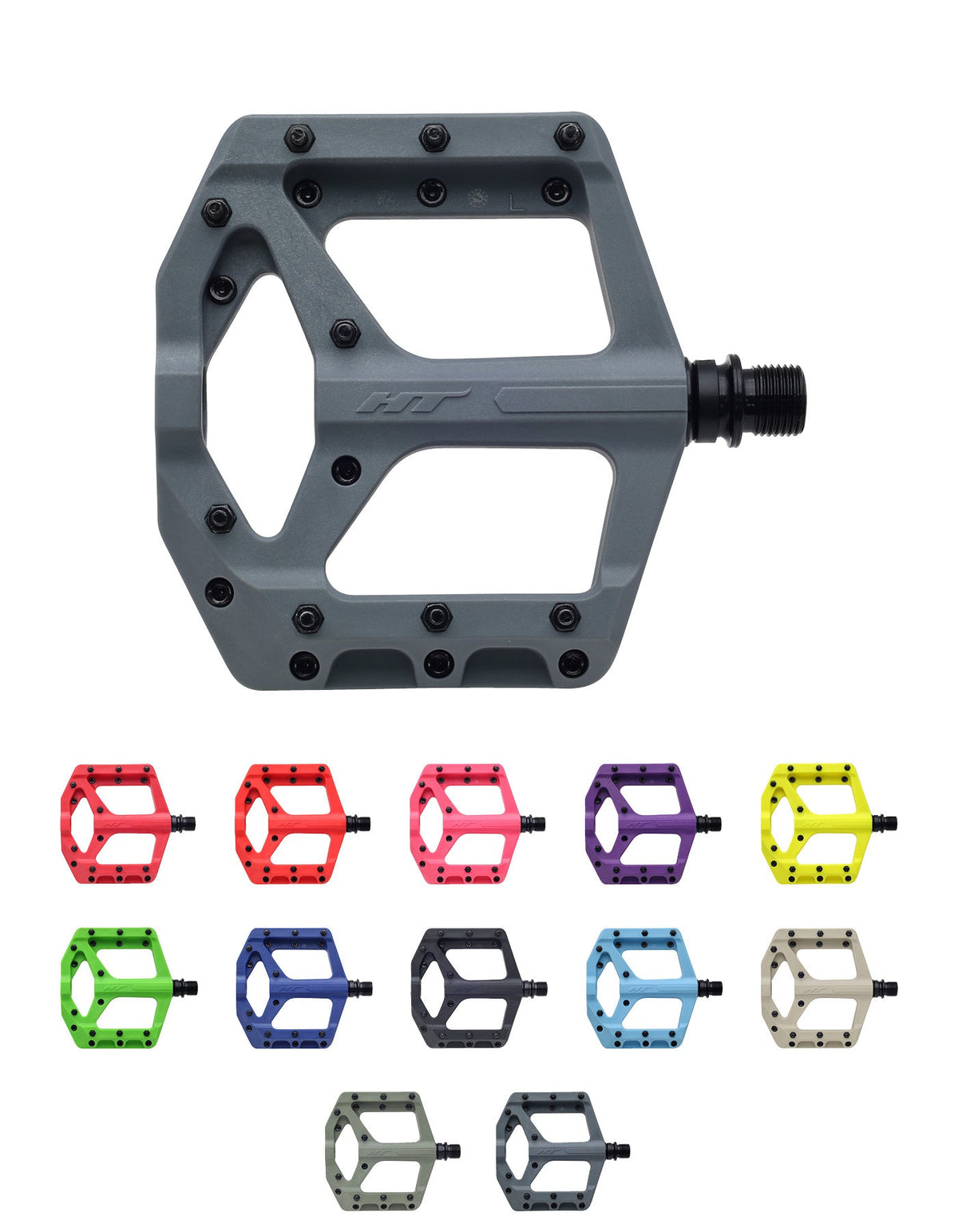 HT PA32A Supreme-C Flat Profile Nylon Pedals HT