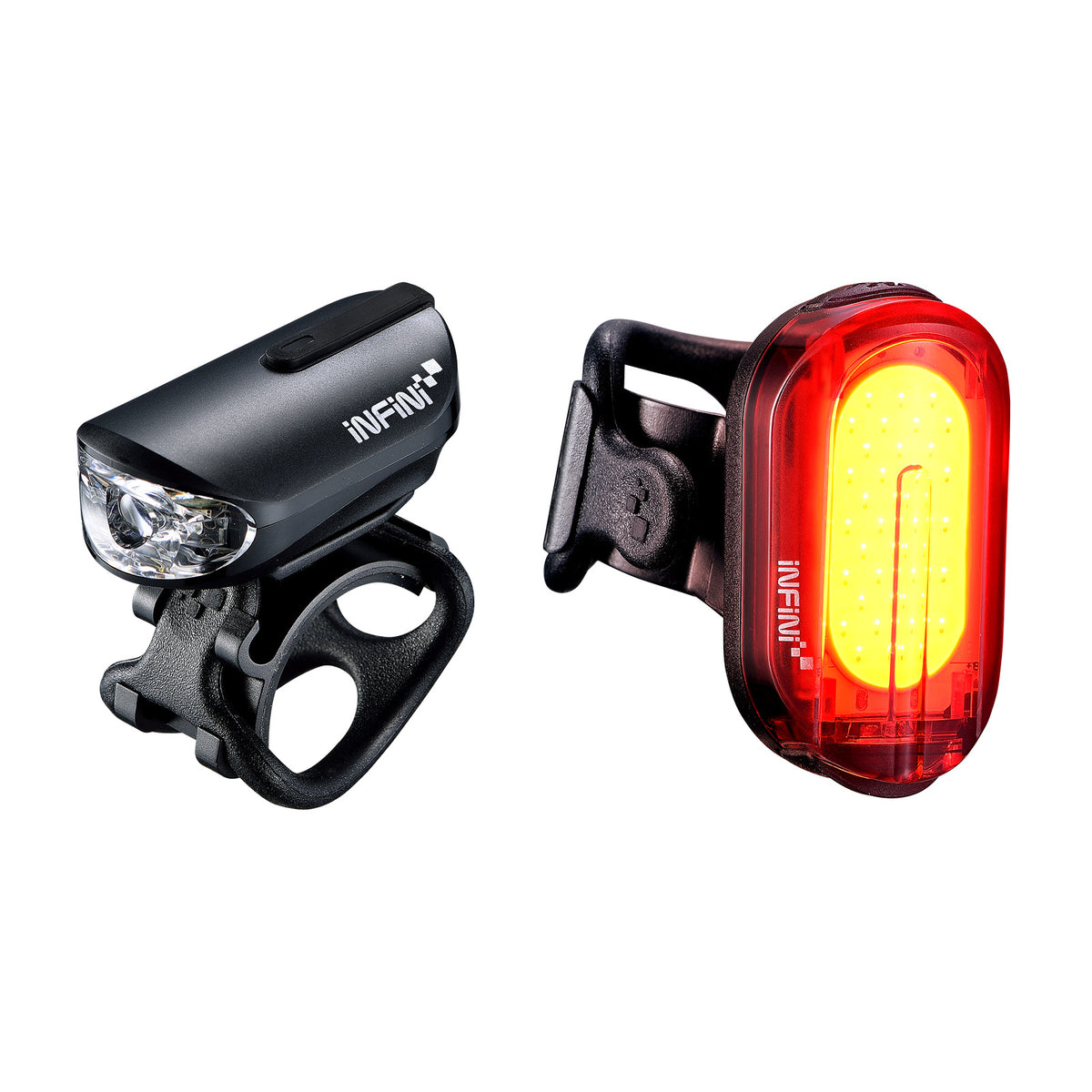 Infini Olley Front & Rear Lightset - 100/50 Lumen