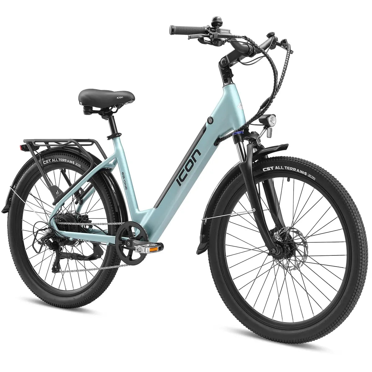 Icon EB-One 26" Step Thru Electric Bike - Glacier Mint