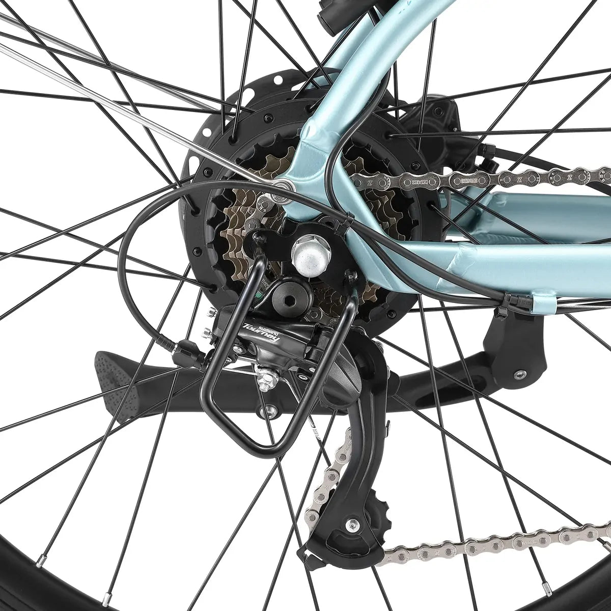 Icon EB-One 26" Step Thru Electric Bike - Glacier Mint
