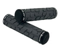 Jet Black Rivet Lock On Grips - Grey/Black