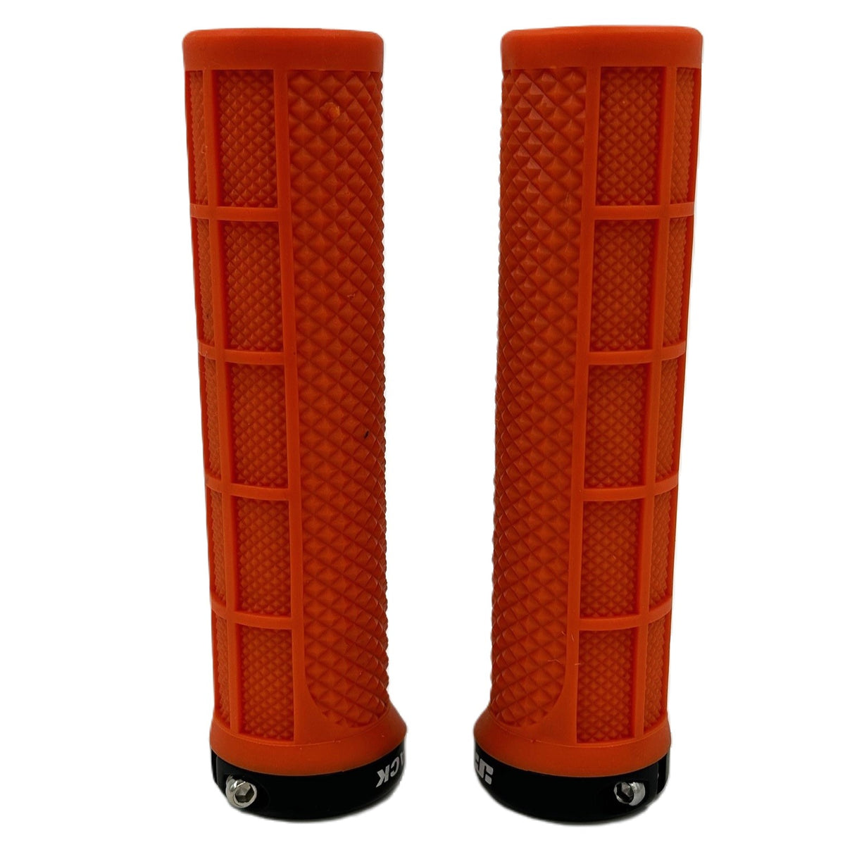 Jetblack Staple Lock On Grips - Orange/Black