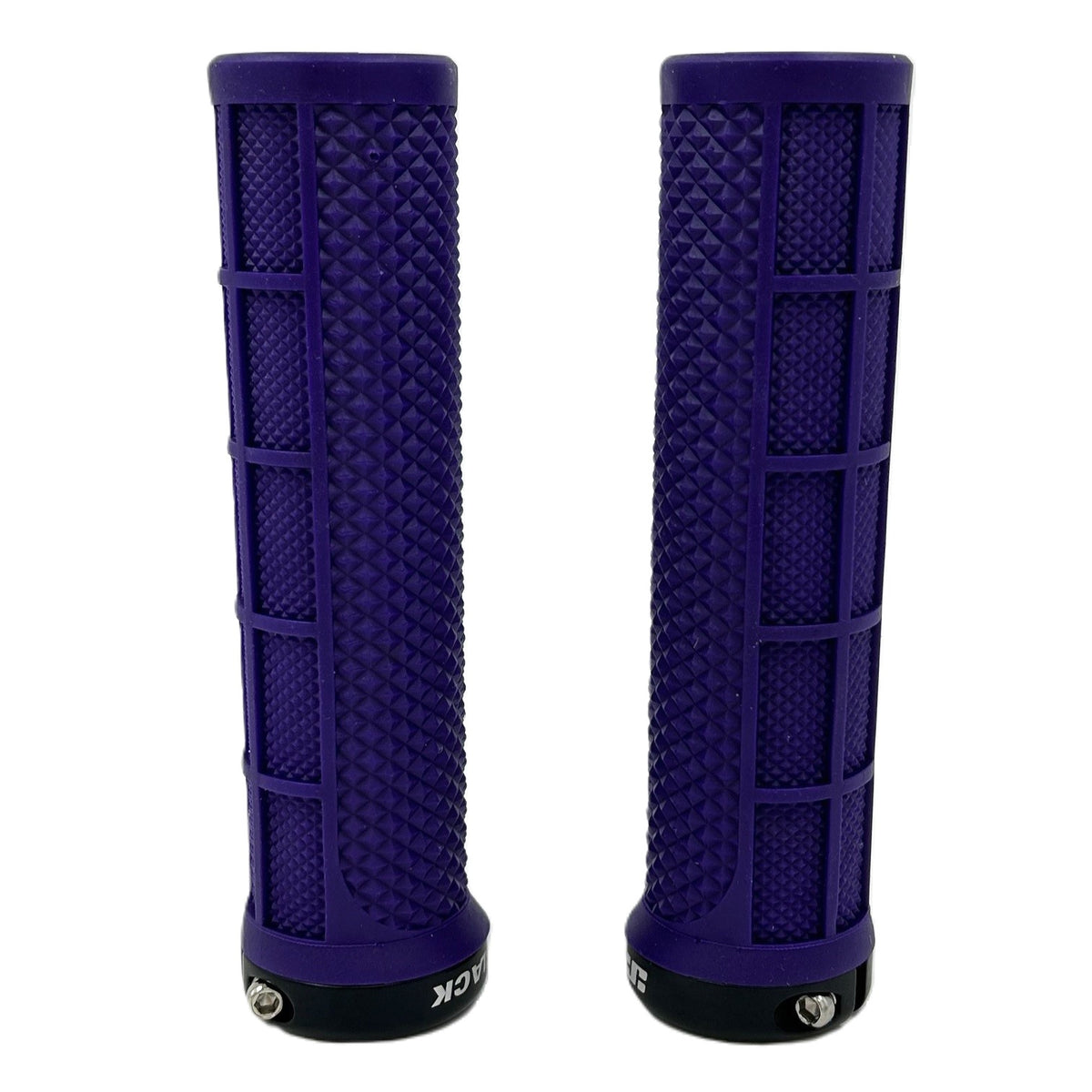 Jetblack Staple Lock On Grips - Purple/Black