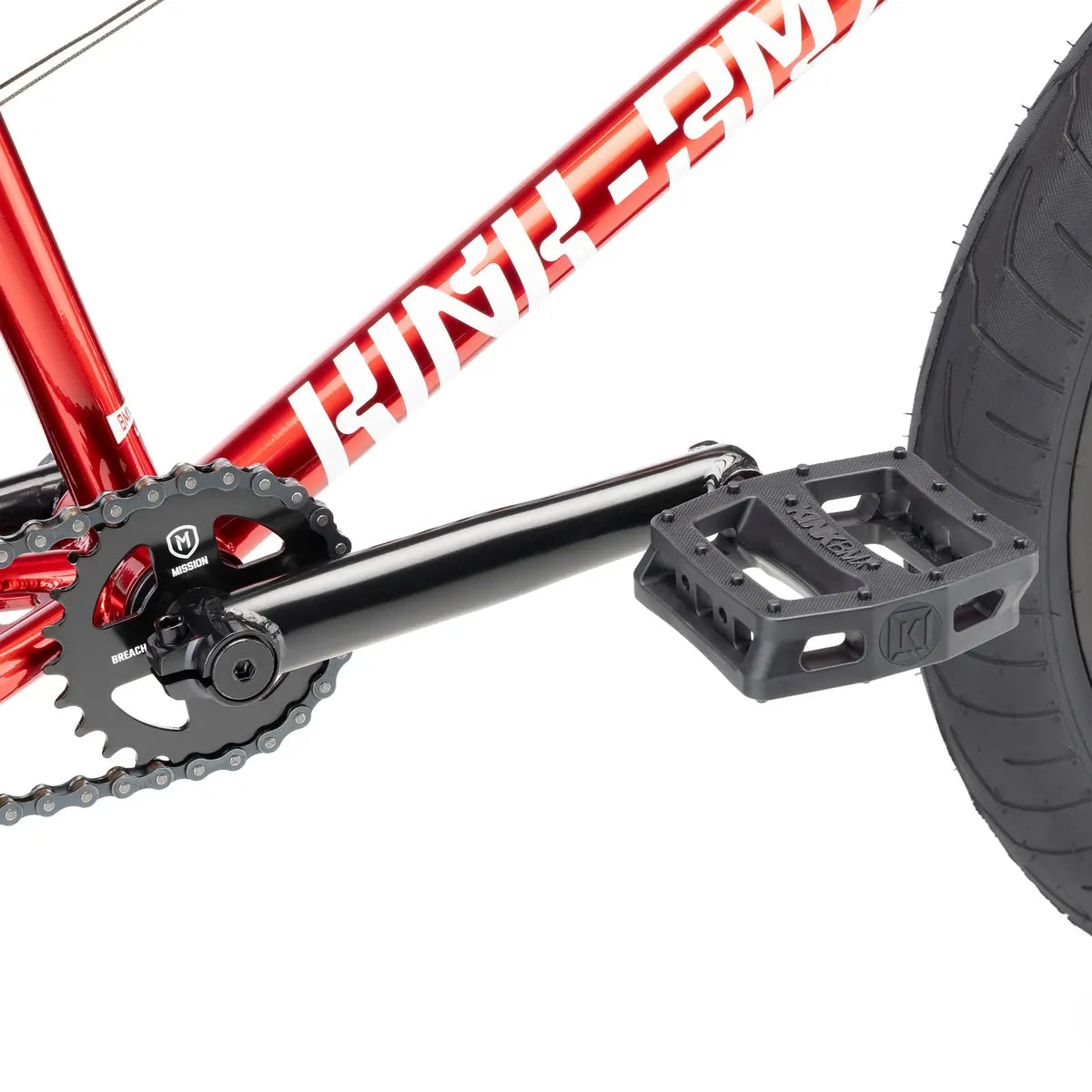 Kink Launch 20" BMX Bike - Mirror Red