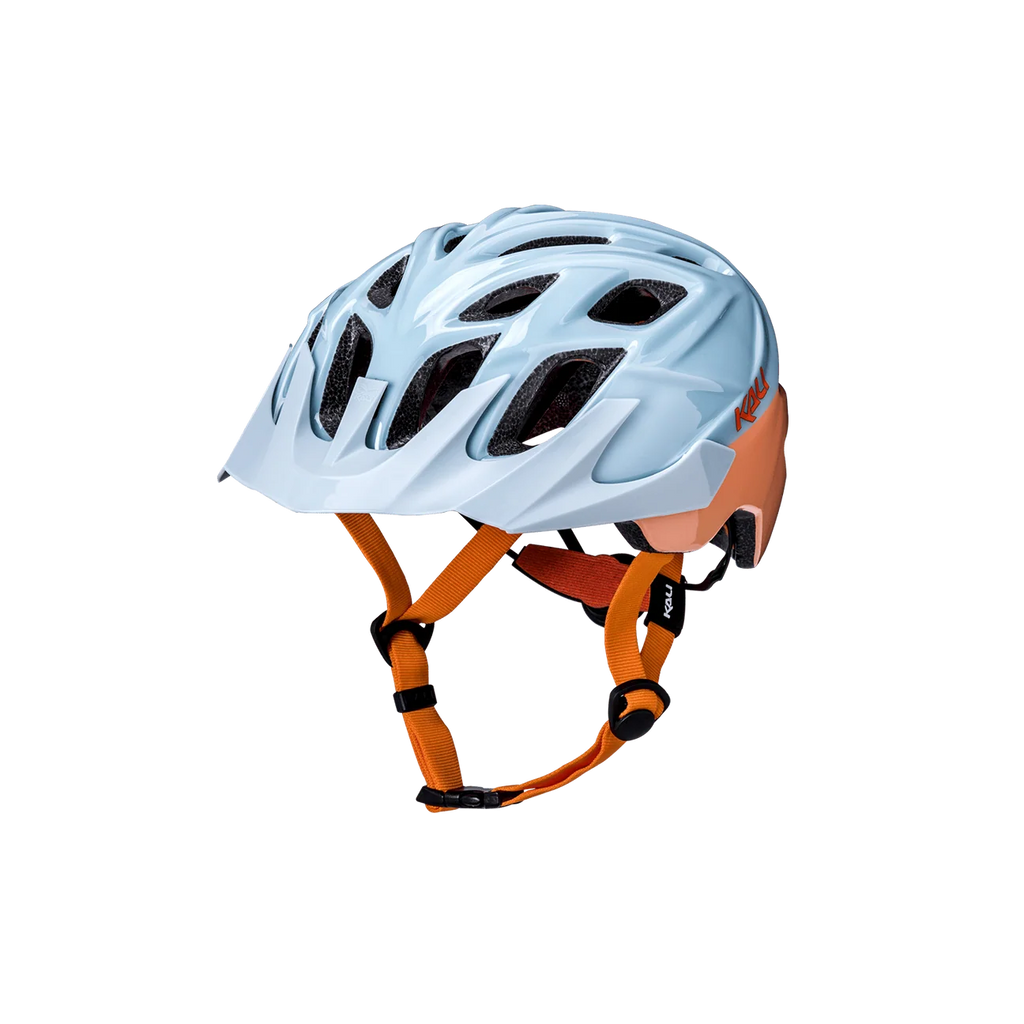 Kali Chakra Youth Helmet - Drift/Gloss Seaglass/Orange