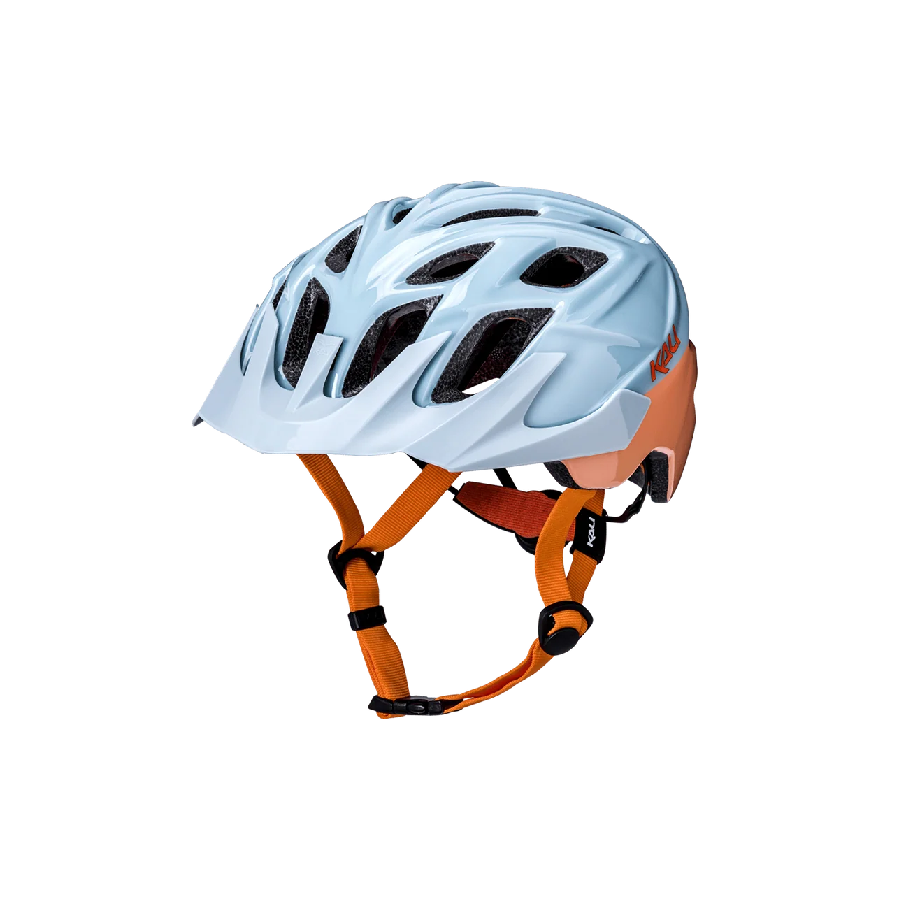 Kali Chakra Youth Helmet - Drift/Gloss Seaglass/Orange