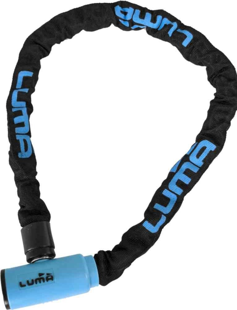 Luma Chain Key Lock - 8mm x 1500mm - Black/Blue