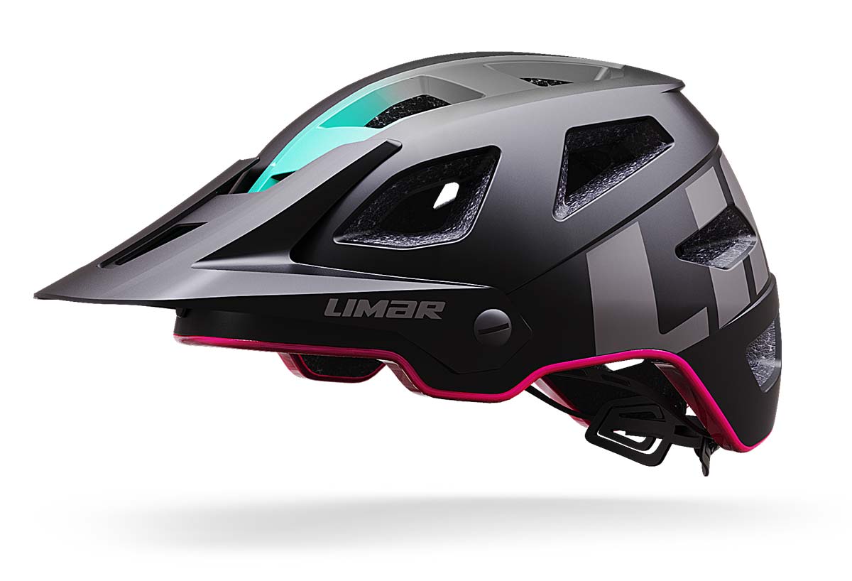 Limar Delta MTB Helmet - Matte Black/Pink