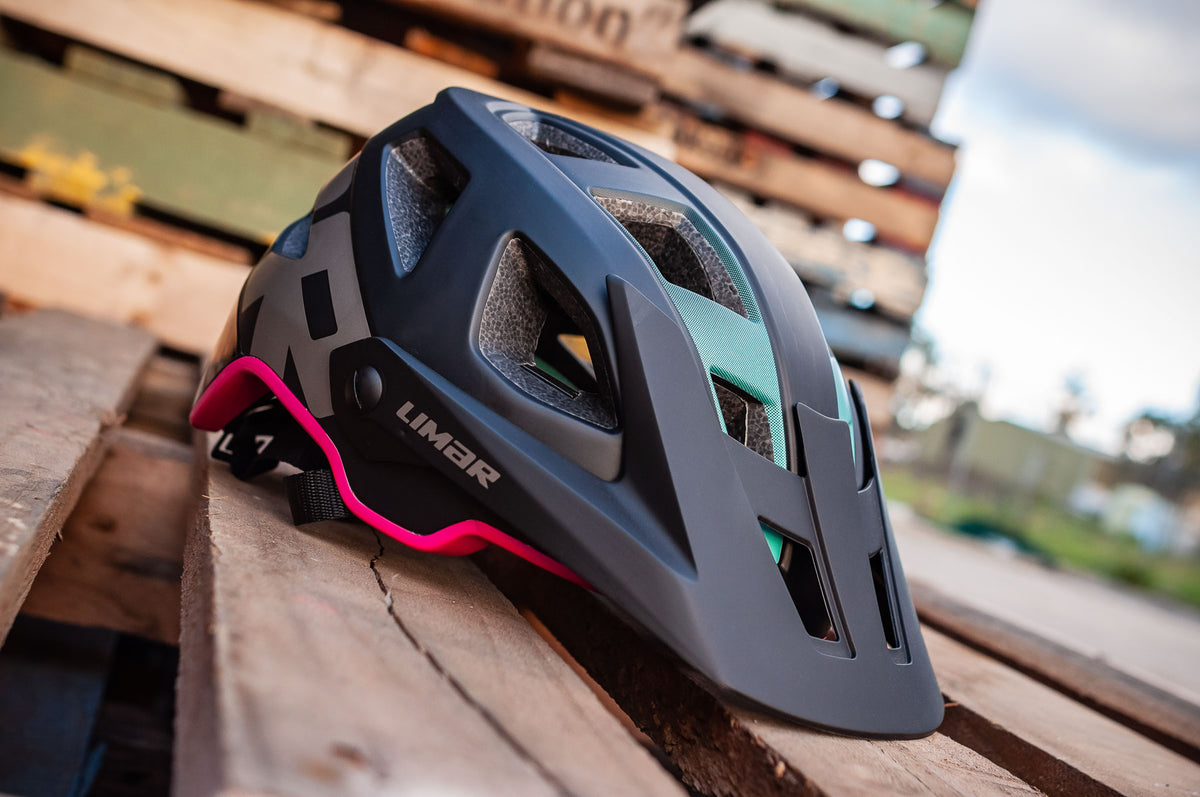 Limar Delta MTB Helmet - Matte Black/Pink