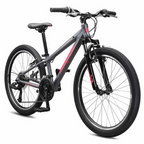 Mongoose Rockadile Girls 24" Mountain Bike - Grey