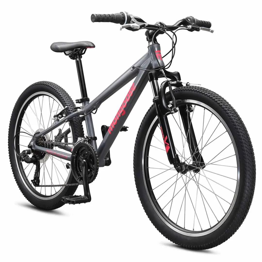 Mongoose Rockadile Girls 24" Mountain Bike - Grey