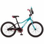Mongoose Ladygoose Girls 20" Bike - Black/Teal