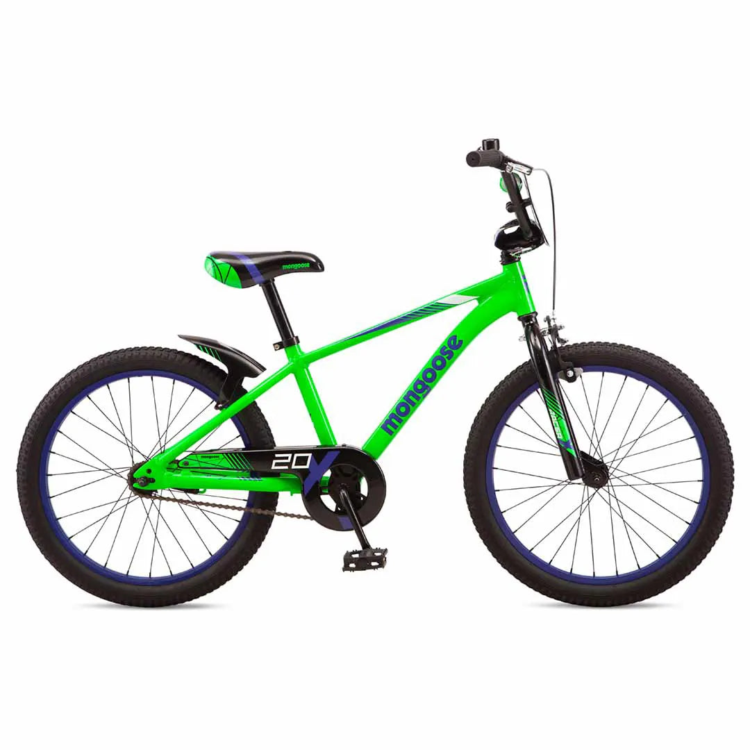 Mongoose Racer X Boys 20" Bike - Green