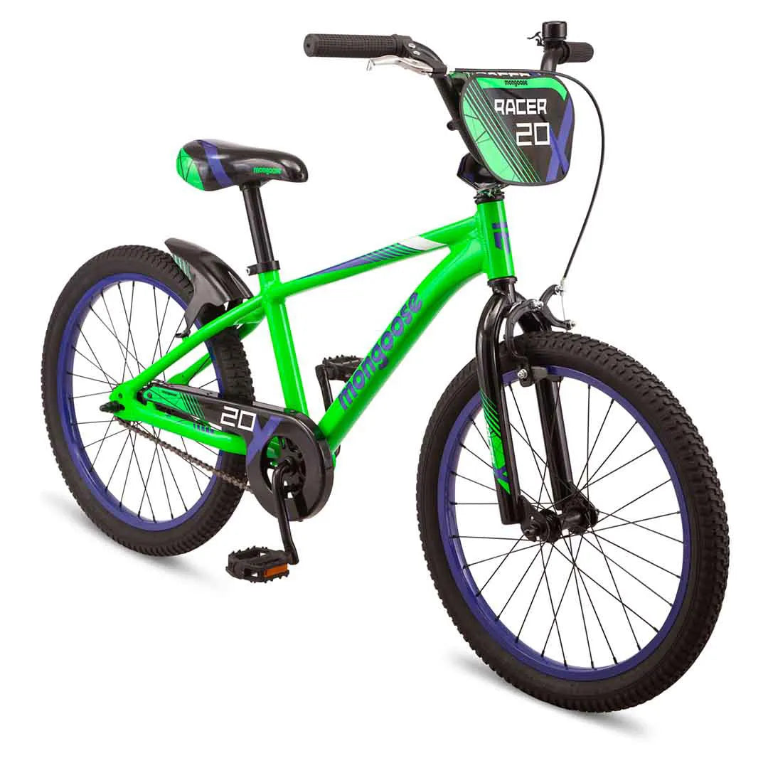 Mongoose Racer X Boys 20" Bike - Green