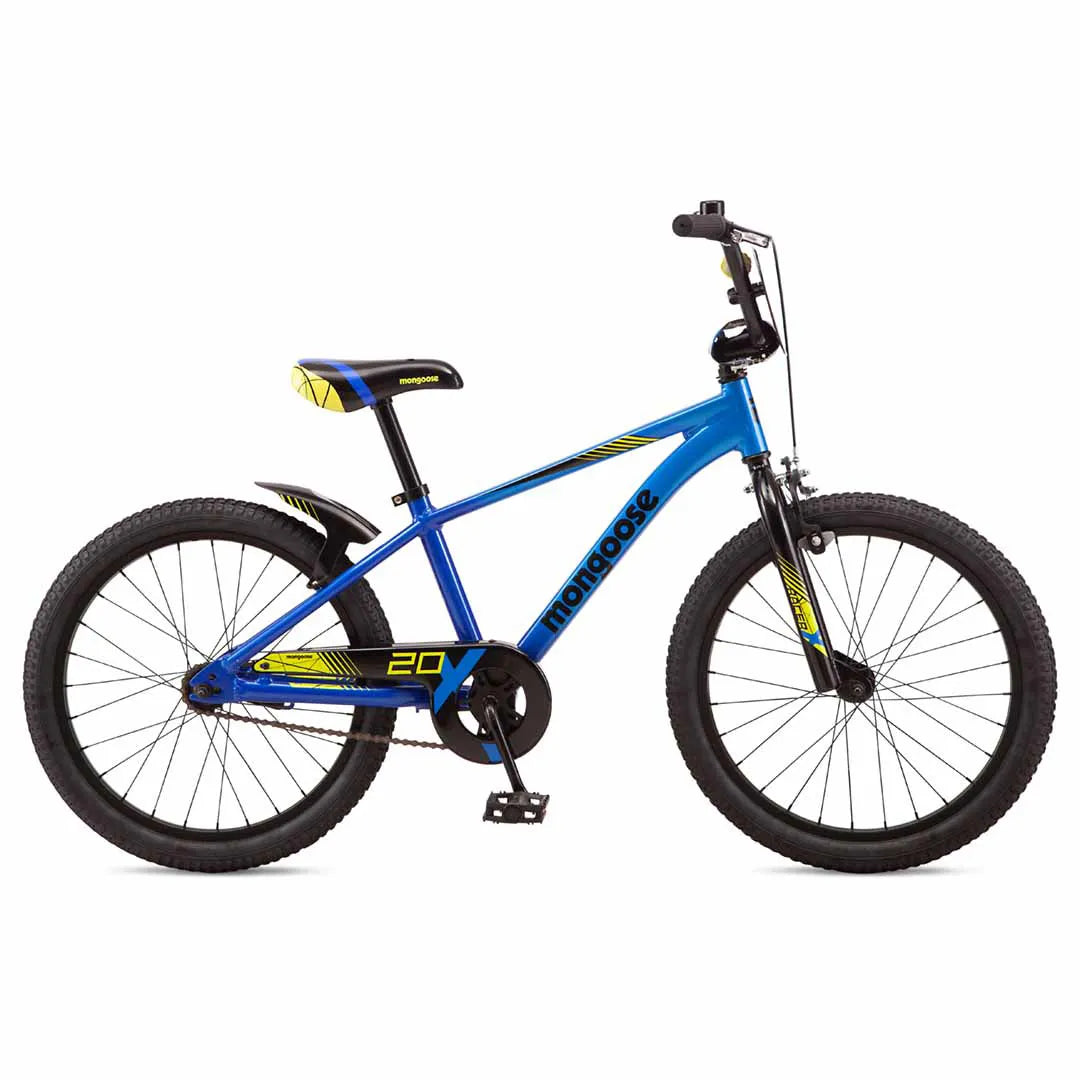 Mongoose Racer X Boys 20" Bike - Blue