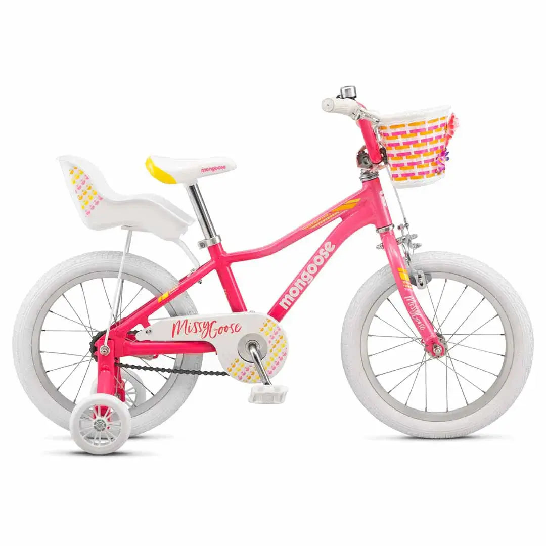 Mongoose Missygoose Girls 16" Bike - Pink