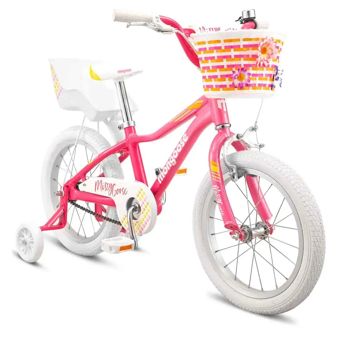 Mongoose Missygoose Girls 16" Bike - Pink