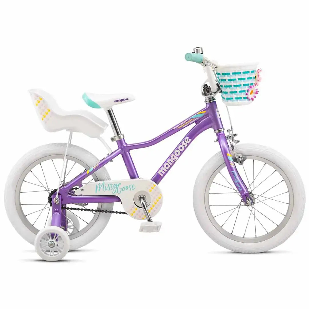 Mongoose Missygoose Girls 16" Bike - Purple