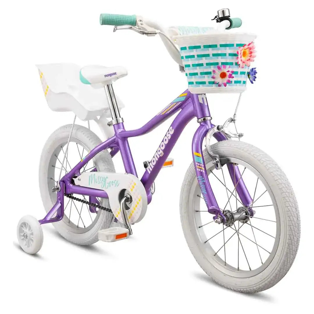 Mongoose Missygoose Girls 16" Bike - Purple
