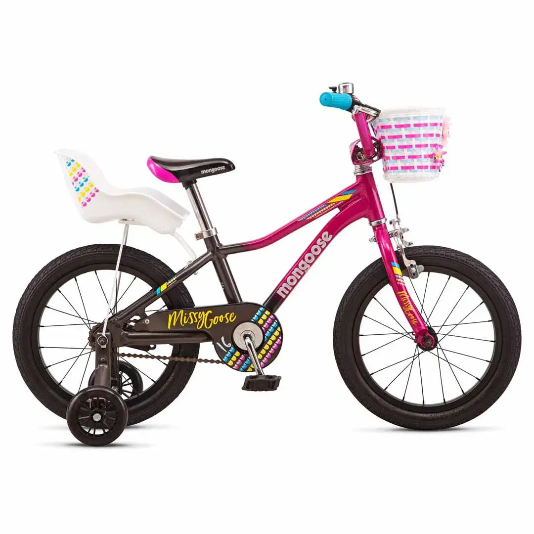 Mongoose Missygoose Girls 16" Bike - Grey