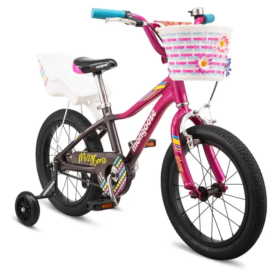 Mongoose Missygoose Girls 16" Bike - Grey