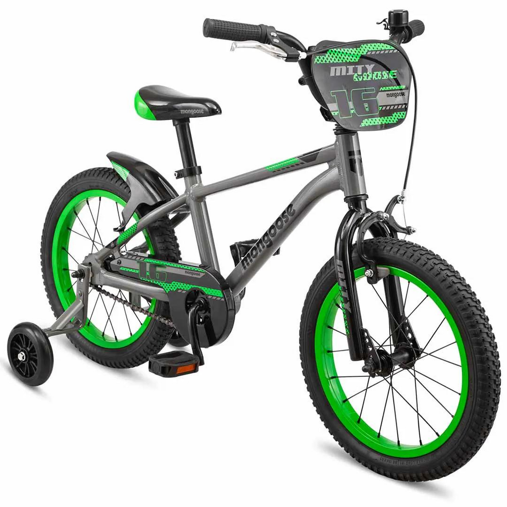 Mongoose Mitygoose Boys 16" Bike - Grey