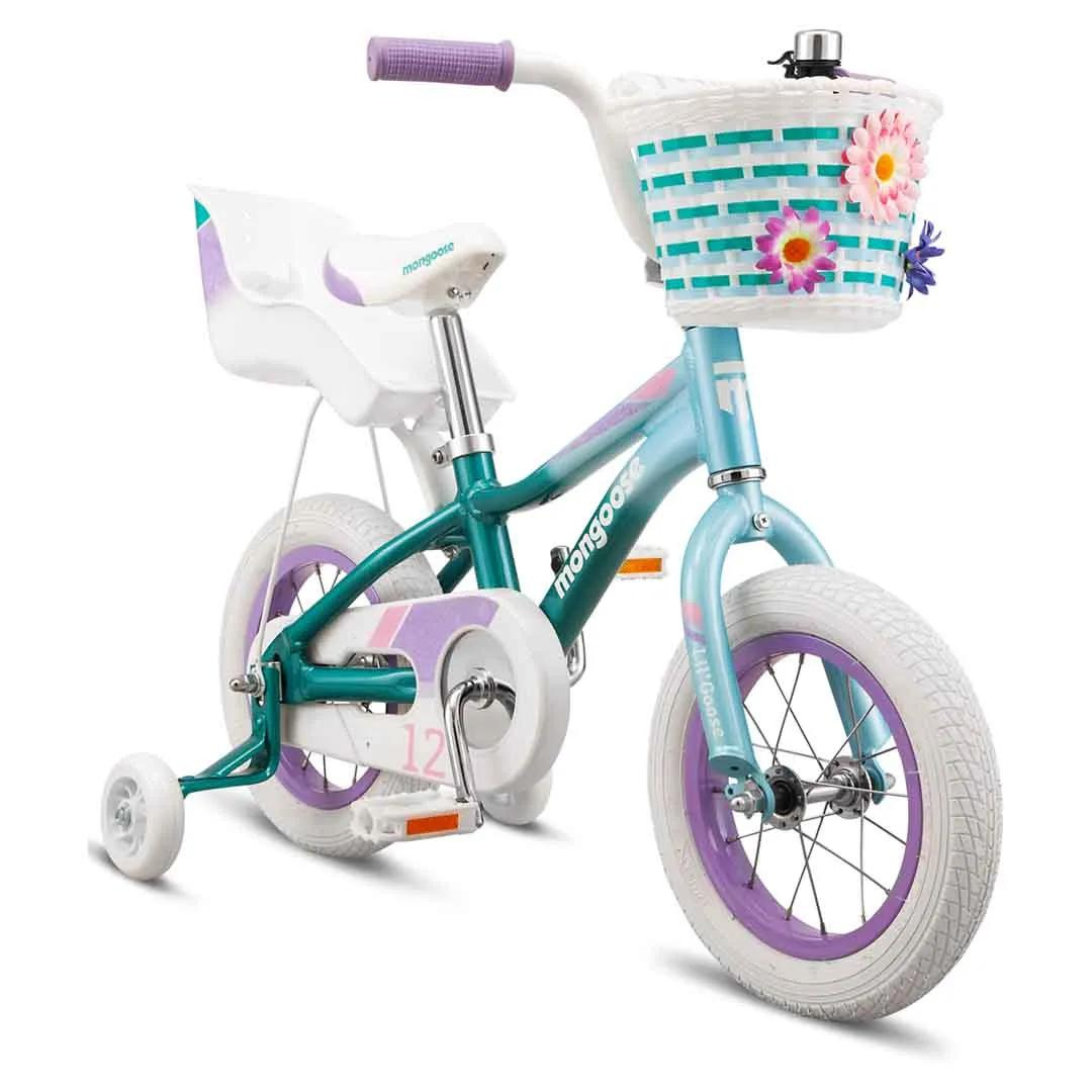 Mongoose Lil Goose Girls 12" Bike - Teal