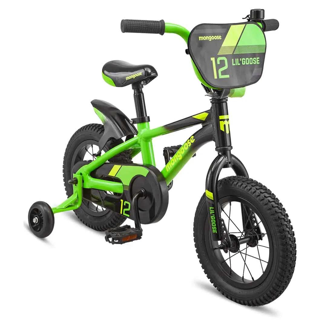 Mongoose Lil Goose Boys 12" Bike - Green/Black