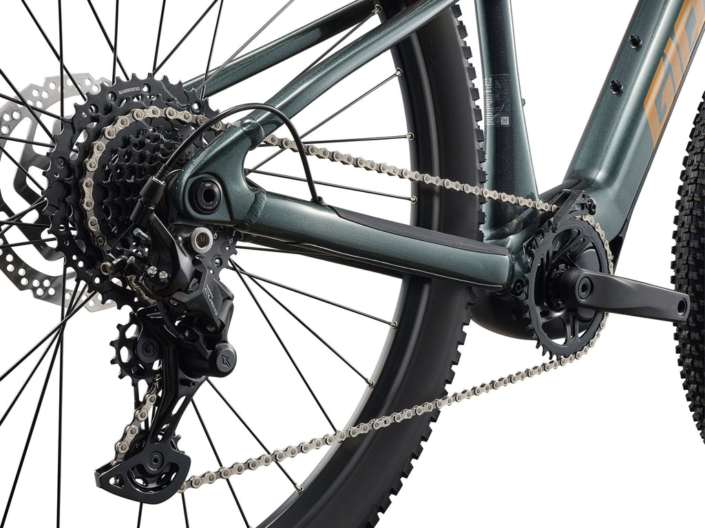2026 Giant Talon E+ Electric Mountain Bike - Asphalt Green