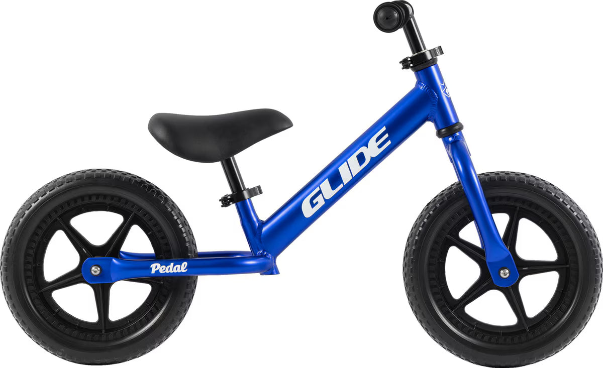 Pedal Glide Boys 12" Balance Bike - Metallic Blue