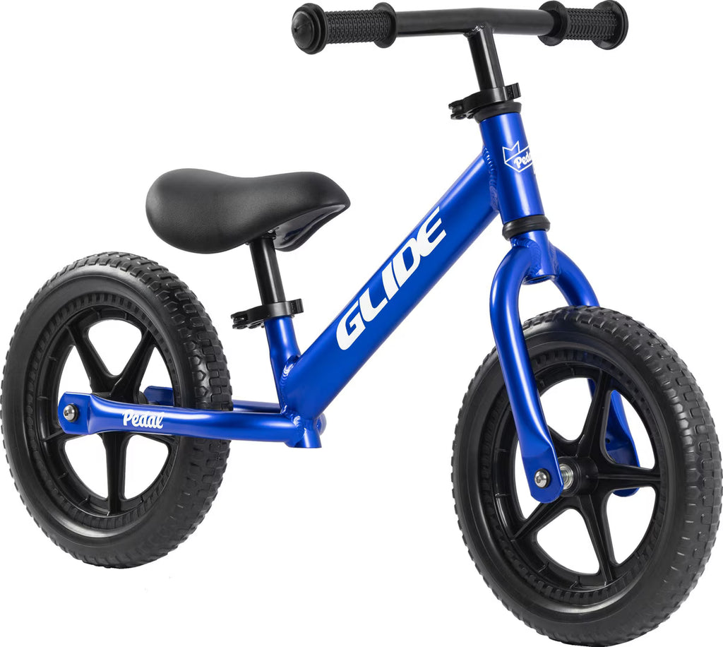 Pedal Glide Boys 12" Balance Bike - Metallic Blue