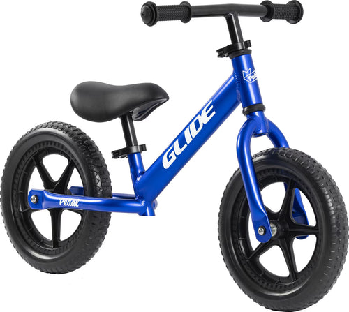 Pedal Glide Boys 12" Balance Bike - Metallic Blue