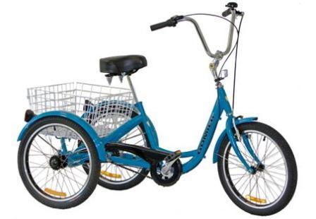 Gomier 2500 Series 24" Trike - 6 Speed Shimano - Lovely Blue