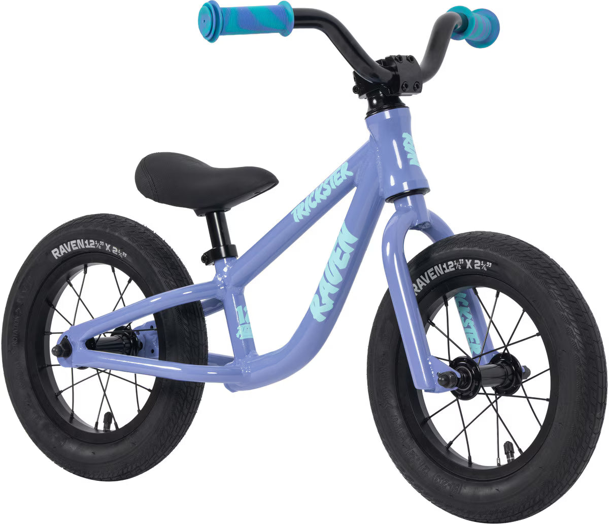 Raven Trickster 12" Kids Balance Bike - Violet Tide