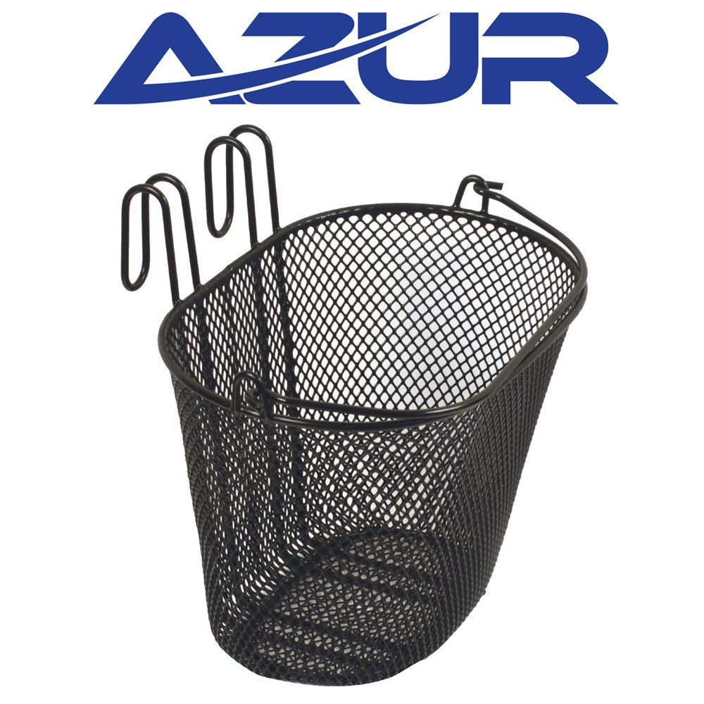 Azur Wire Basket With Handle - Black