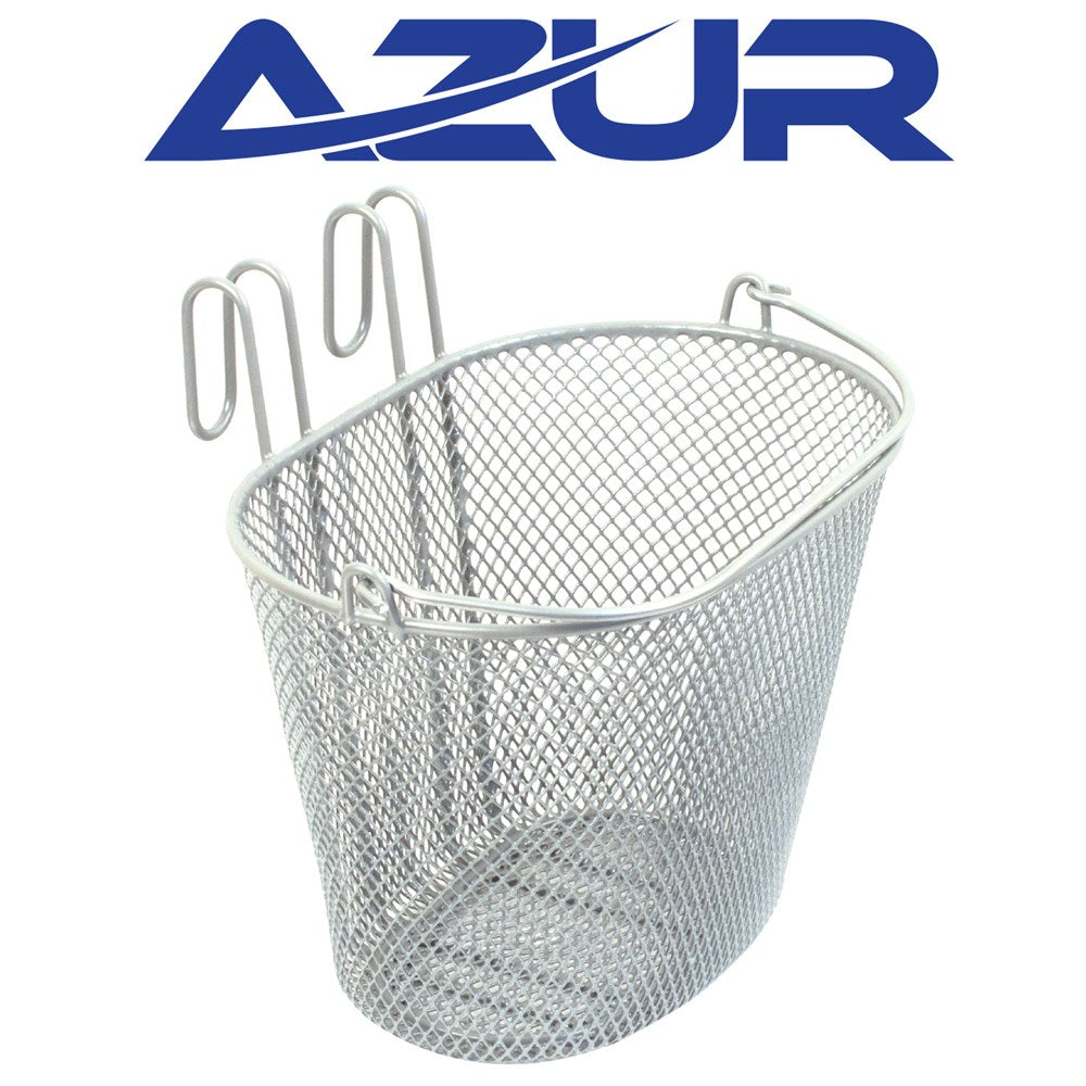 Small Wire Basket With Handle - White