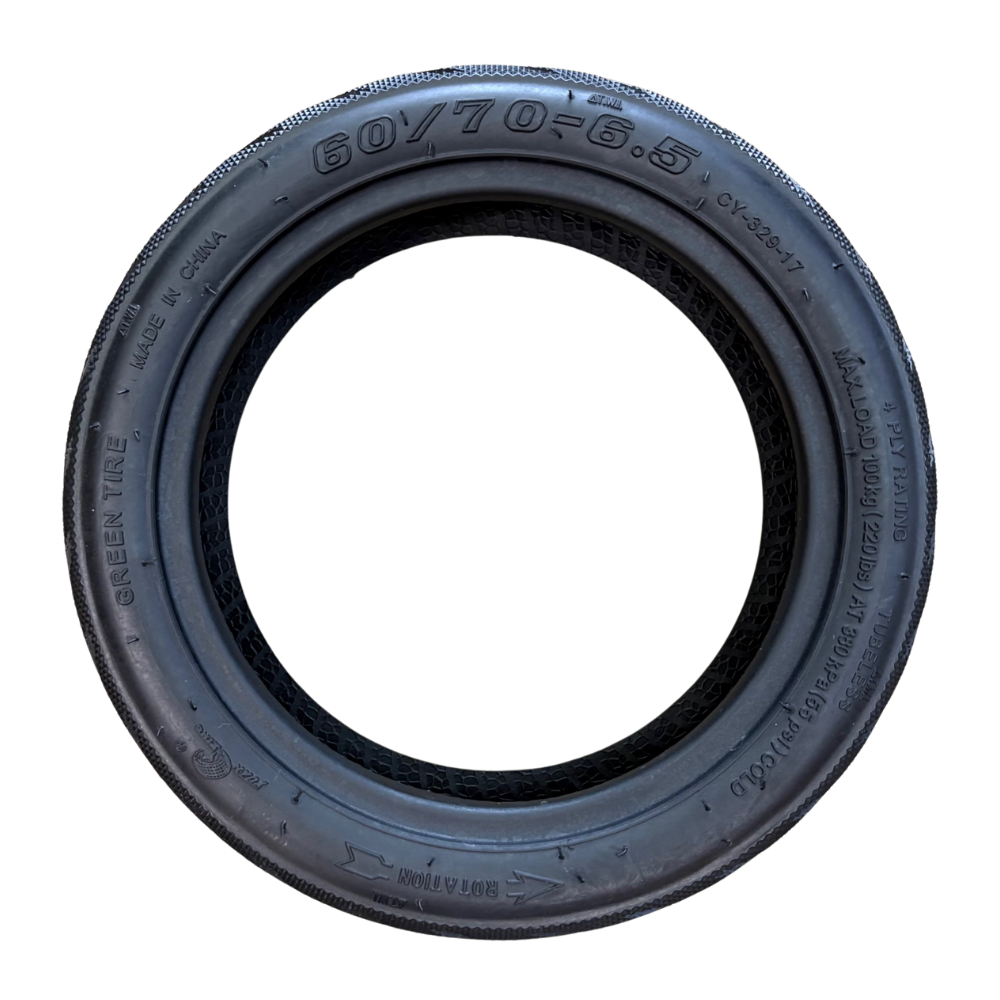 Yuanxing Electric Scooter Tubeless Gel Tyre - 60/70-6.5