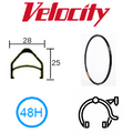 Velocity Taipan 20" Rim - 48H - Presta - D/W - Black