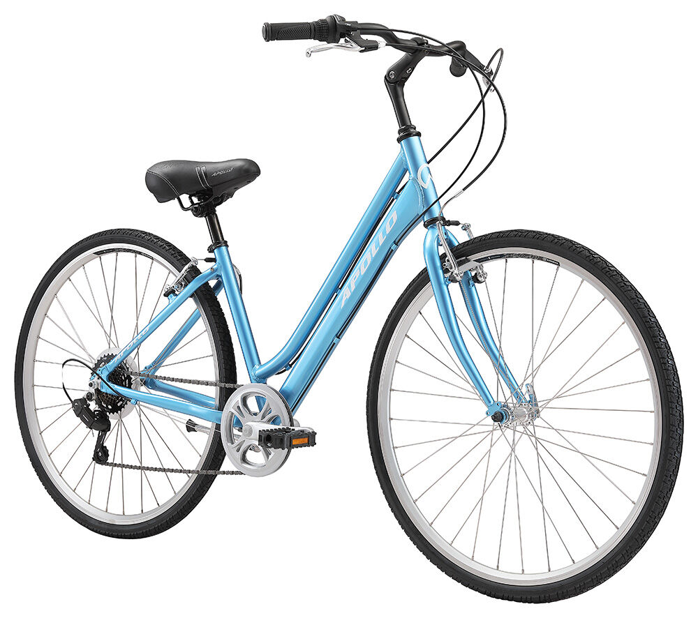 Apollo Villa WS Hybrid Bike - Gloss Blue