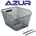 Azur Wire Mesh Rear Basket - Black