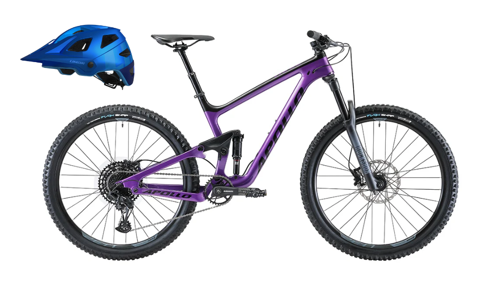 Apollo Trail D 20 Dual Suspension Mountain Bike - Gloss Purple/Black - Large